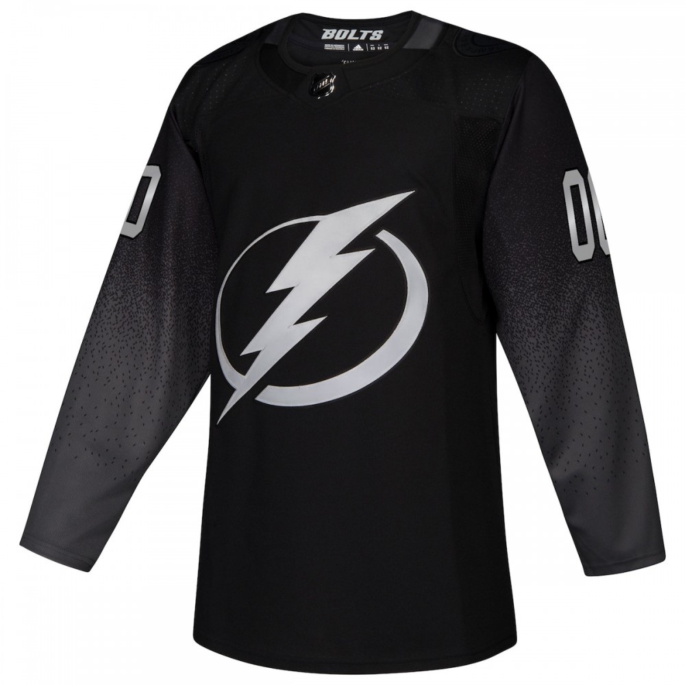 Tampa Bay Lightning adidas Alternate Authentic Custom Jersey - Black-Pro Kit Vault | Brand New 26/27 Sports Jerseys